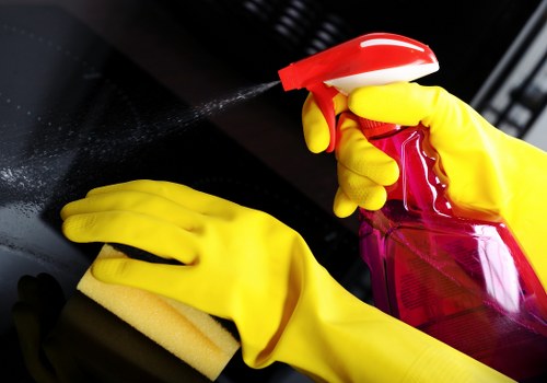 Alperton carpet cleaning equipment treating a high-traffic area