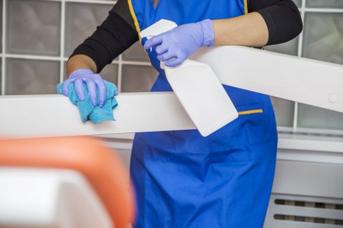 Sustainable carpet cleaning operation highlighting recycling, reuse, and emissions reduction